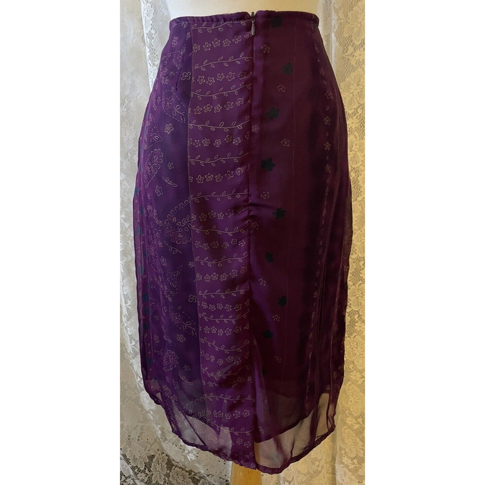 uniform john paul richard womens skirt Size 12 Purple NWT